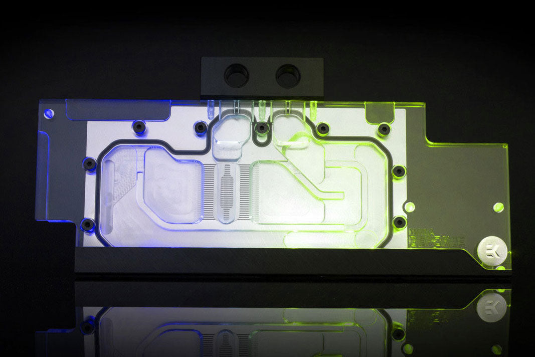 EK vannblokk for skjermkort, EK-Classic RTX 2080 +Ti D-RGB - Nickel+Plexi Default Title