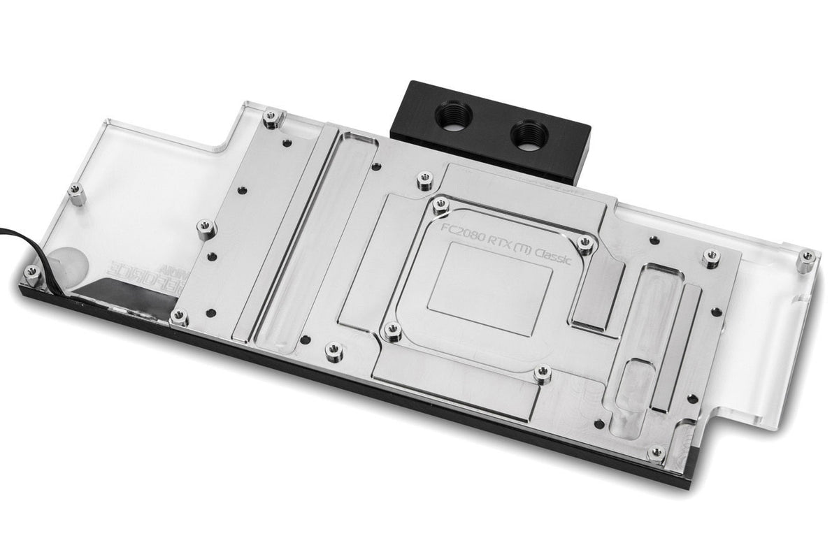 EK vannblokk for skjermkort, EK-Classic RTX 2080 +Ti D-RGB - Nickel+Plexi Default Title