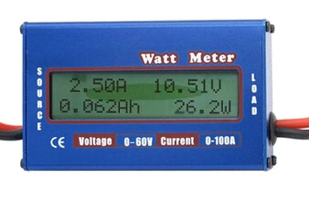 Effektmåler, 0-60V, 0-100A Default Title