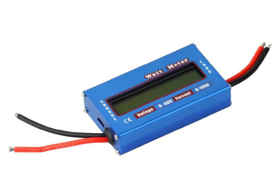 Effektmåler, 0-60V, 0-100A Default Title