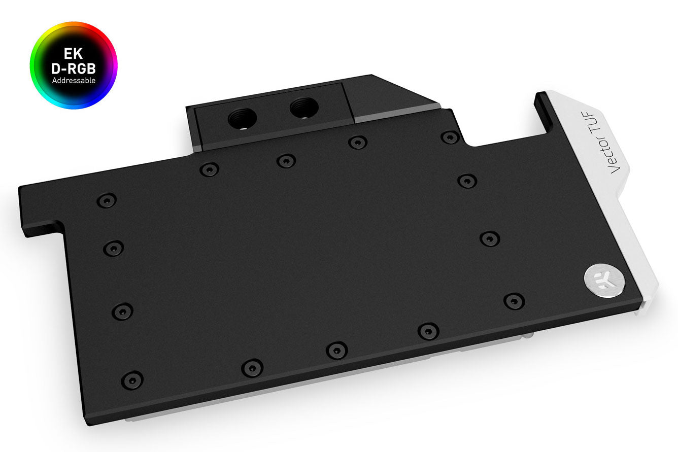 EK vannblokk for skjermkort, EK-Quantum Vector TUF RTX 3080/3090 D-RGB - Nickel+Acetal Default Title
