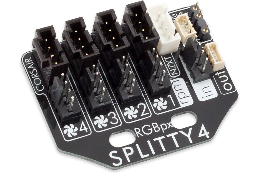 AquaComputer splitter for vifter og LED lys, RGBpx Splitty4 Default Title