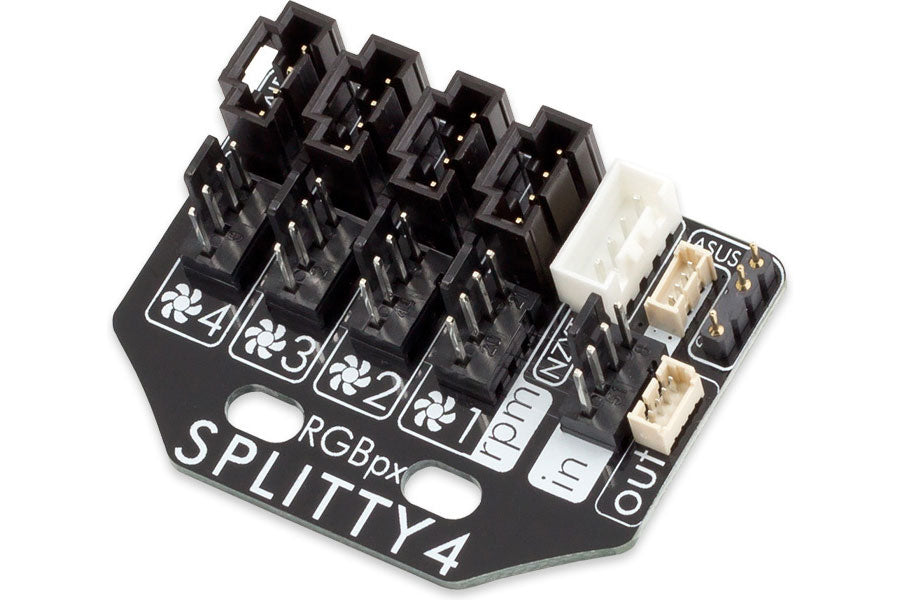 AquaComputer splitter for vifter og LED lys, RGBpx Splitty4 Default Title