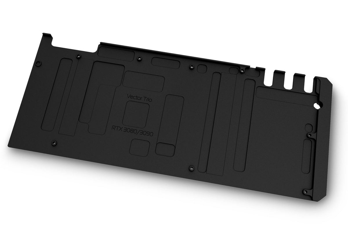 EK bakplate for EK-Quantum Vector Trio RTX 3080/3090 Backplate - Black