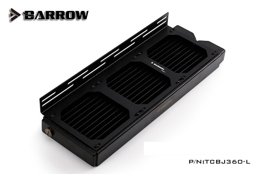 Barrow brakett for radiator, ekstern, 3x120, sort Default Title