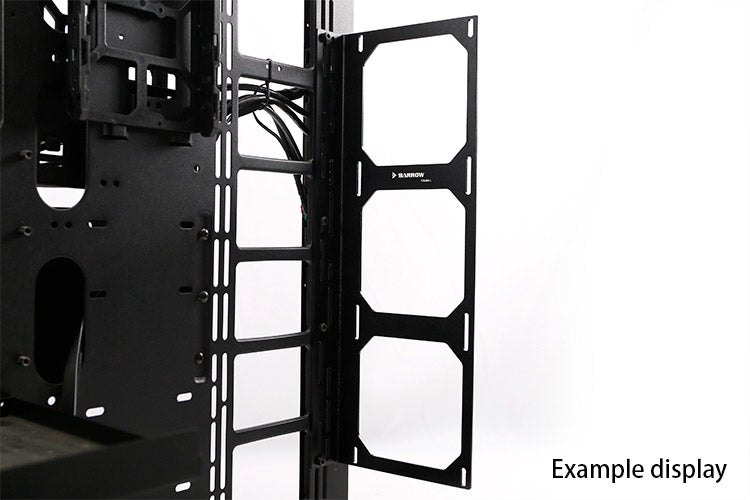 Barrow brakett for radiator, ekstern, 3x120, sort Default Title
