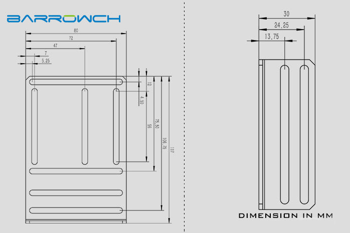Barrow brakett for Boxfish vanntank Default Title