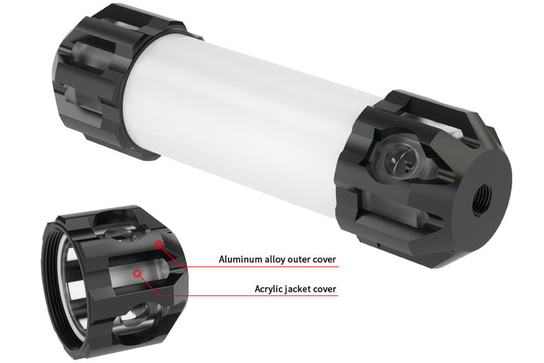 Barrow vanntank Iceberg T Virus 255 Plexi Black, Ø=50mm, l=260mm Default Title