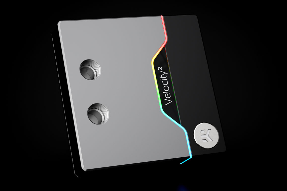 EK CPU-vannblokk, EK-Quantum Velocity² D-RGB - 1700 Full Nickel