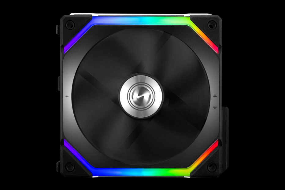 Lian Li vifte, UNI FAN SL120 RGB PWM Fan - black - 120 mm