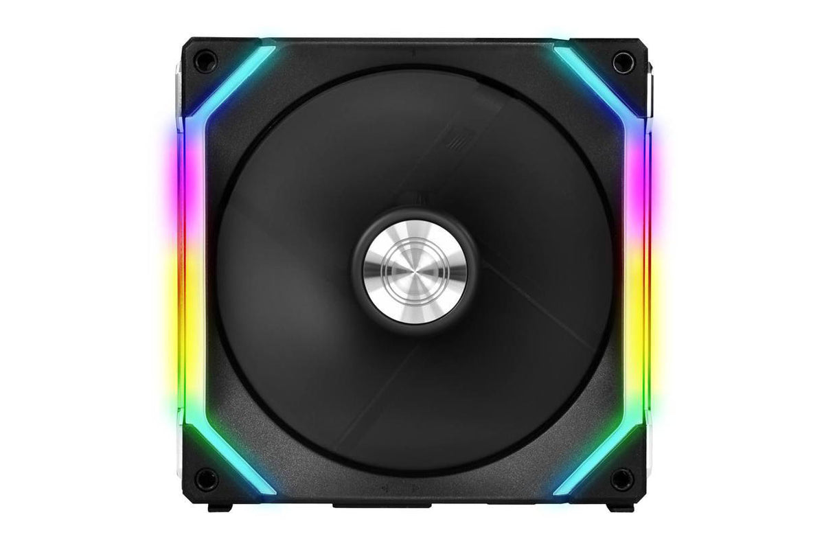 Lian Li vifte, UNI FAN SL140 RGB PWM Fan - black - 140 mm