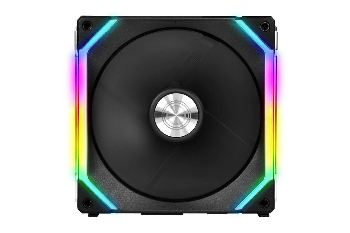 Lian Li vifte, UNI FAN SL140 RGB PWM Fan - black - 140 mm