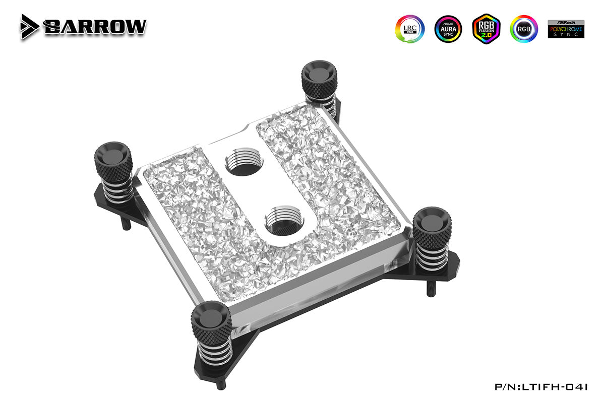 Barrow CPU-vannblokk, Icicle , RGB LRC 2.0, Intel 1700