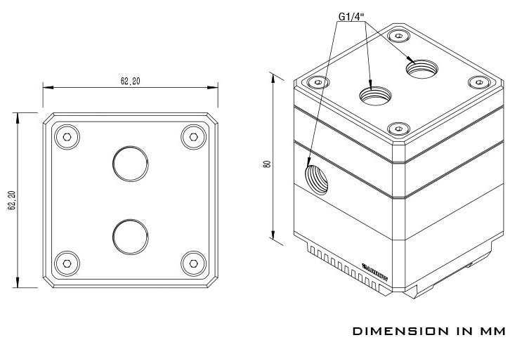 Barrow tank m/pumpe, 17W, PWM, LRC 2.0