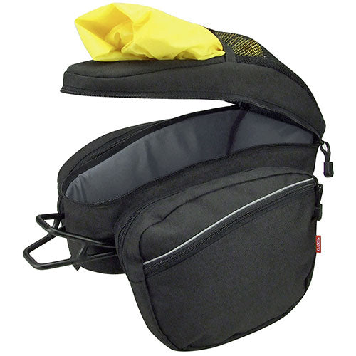 KLICKfix Contour Max Touring sykkelveske, sort Default Title