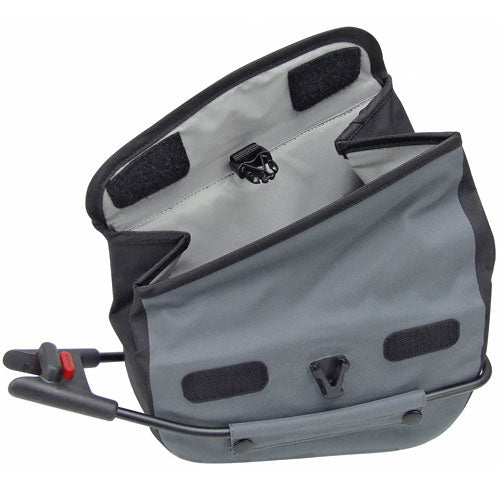 KLICKfix Contour vanntett sykkelveske, sort Default Title