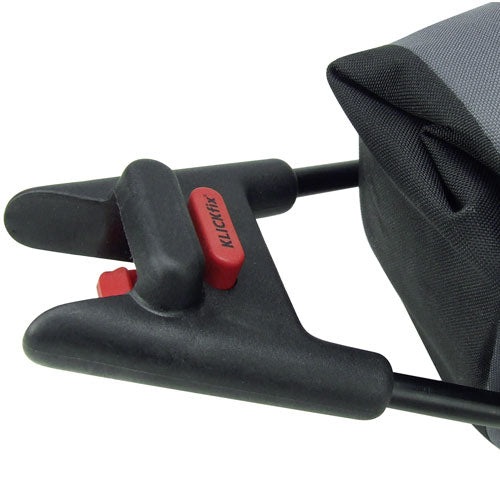 KLICKfix Contour vanntett sykkelveske, sort Default Title