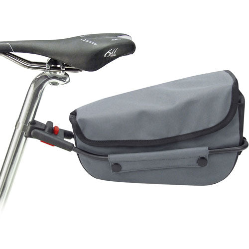 KLICKfix Contour vanntett sykkelveske, sort Default Title