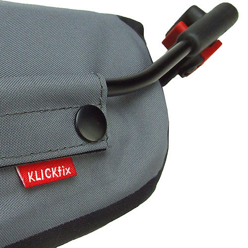 KLICKfix Contour vanntett sykkelveske, sort Default Title
