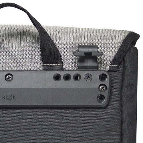 KLICKfix Cita GTA sykkelveske, sort/sølv Default Title