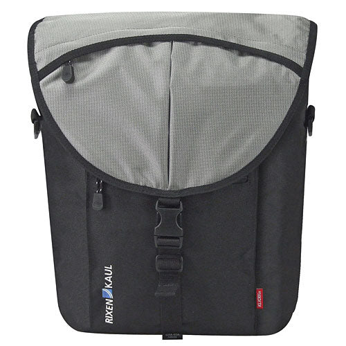 KLICKfix Cita GTA sykkelveske, sort/sølv Default Title