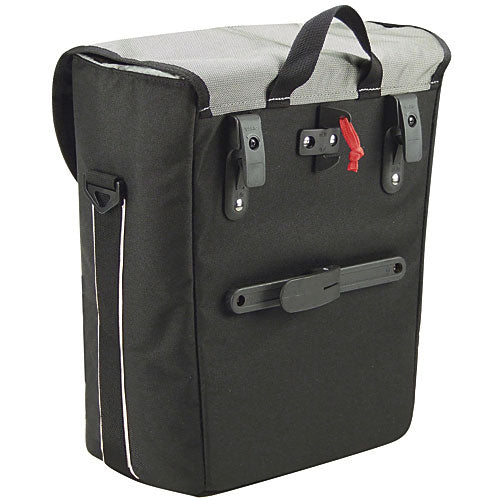 KLICKfix Cita Vario sykkelveske, sort/sølv Default Title