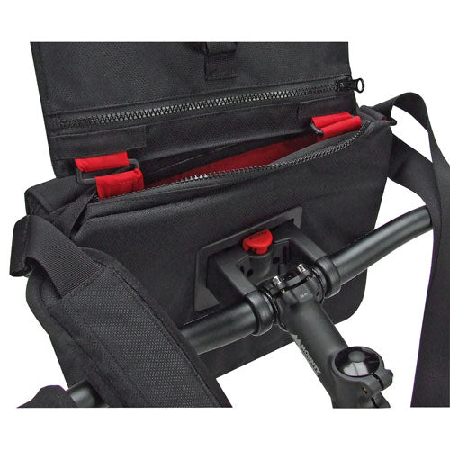 KLICKfix PadBag sykkelveske, sort Default Title