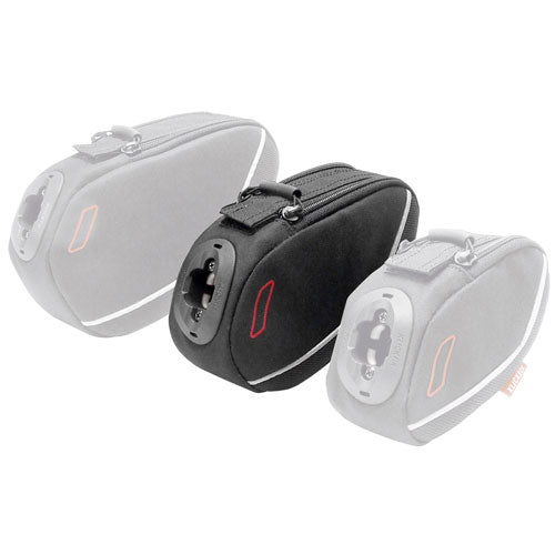 KLICKfix Integra Medium sykkelveske, sort Default Title