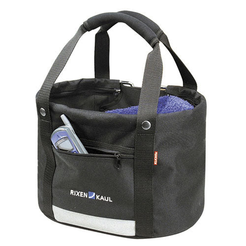 KLICKfix Shopper Comfort Mini sykkelkurv, sort Default Title