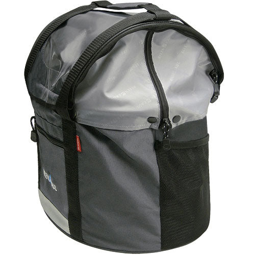 KLICKfix Doggy sykkelkurv, hundekurv, grå Default Title