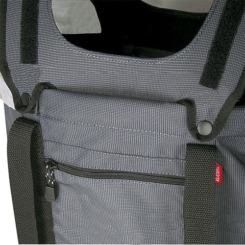 KLICKfix Doggy sykkelkurv, hundekurv, grå Default Title