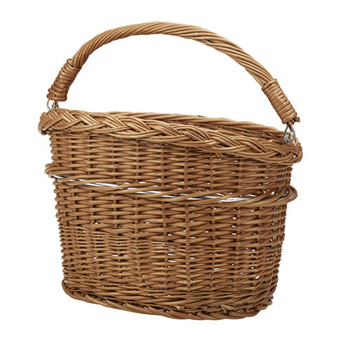 KLICKfix Sykkelkurv Mini av flettet piletre Default Title