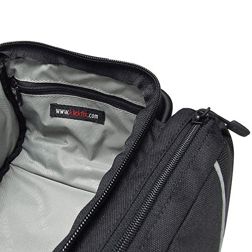 KLICKfix Contour Sport sykkelveske, sort Default Title