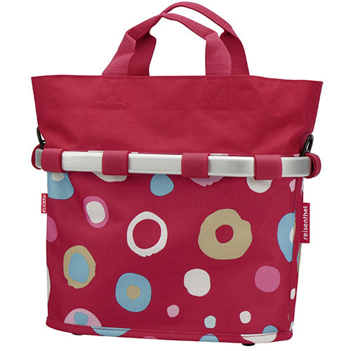 KLICKfix Bikebasket Oval S Funky Dots II sykkelkurv Default Title