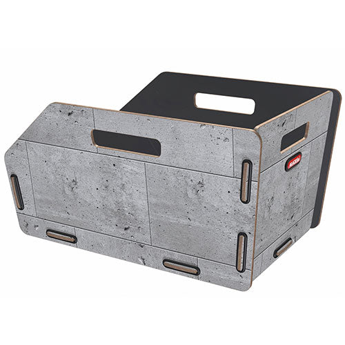 KLICKfix Radkiste 1 Beton GTA, sykkelkurv Default Title