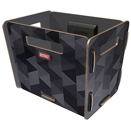 KLICKfix Radkiste 1 Dark, sykkelkurv Default Title